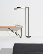 Leaf-Design Metal Floor Lamp – 3-Touch Dimmer LED, 135cm