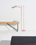 Leaf-Design Metal Floor Lamp – 3-Touch Dimmer LED, 135cm