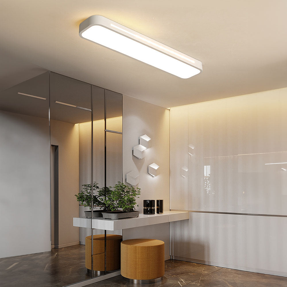 Modern Minimalist Long LED Ceiling Lighting – 3 Sizes (48/58/78cm)