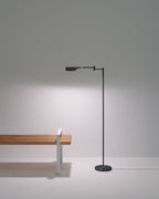 Leaf-Design Metal Floor Lamp – 3-Touch Dimmer LED, 135cm