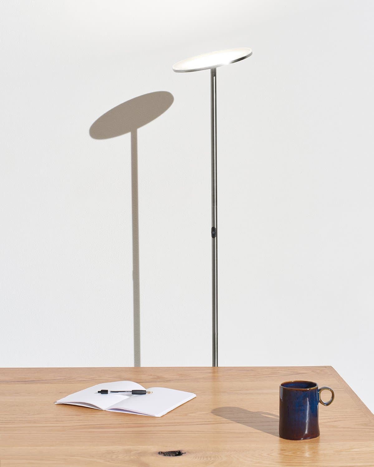 LED Torchiere Floor Lamp – Adjustable Touch Switch, 160cm