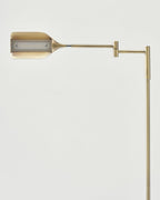 Leaf-Design Metal Floor Lamp – 3-Touch Dimmer LED, 135cm