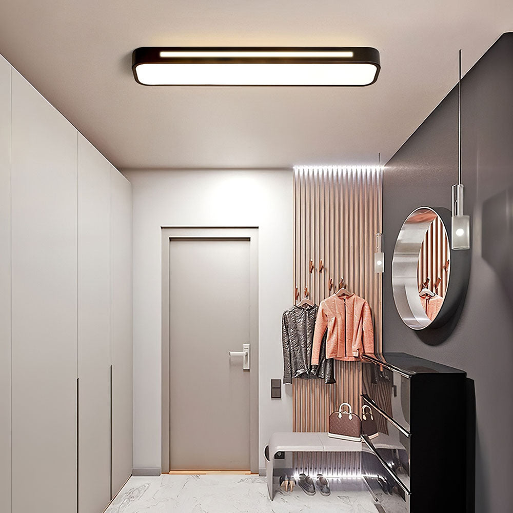 Modern Minimalist Long LED Ceiling Lighting – 3 Sizes (48/58/78cm)