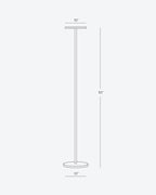 LED Torchiere Floor Lamp – Adjustable Touch Switch, 160cm