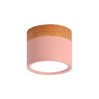 Small Cylinder Flush Ceiling Light – Aluminium, 2 Sizes (5W/7W)