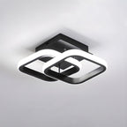 Modern Metal White LED Ceiling Light - 3 Wattage Options (12/18/22W)