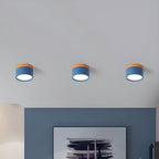 Small Cylinder Flush Ceiling Light – Aluminium, 2 Sizes (5W/7W)