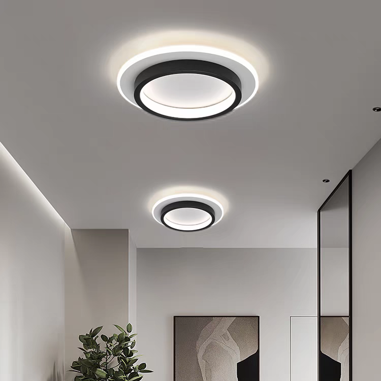 Round Slim LED Flush Ceiling Light – 21cm or 24cm, 10W/20W