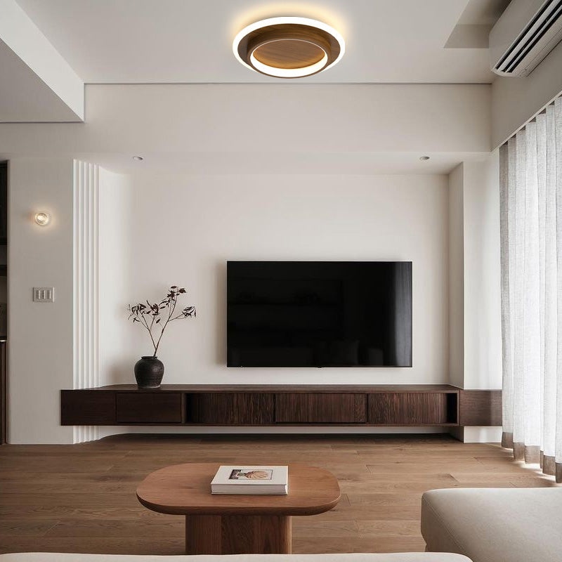 Round Slim LED Flush Ceiling Light – 21cm or 24cm, 10W/20W