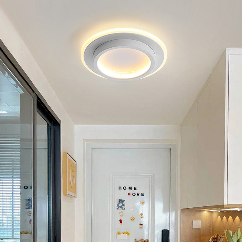 Round Slim LED Flush Ceiling Light – 21cm or 24cm, 10W/20W