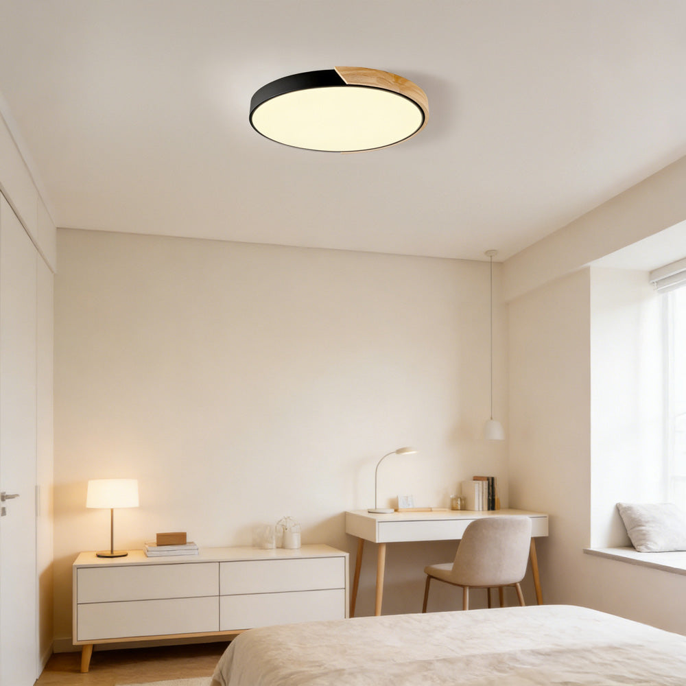Colourful Round LED Ceiling Light – Acrylic Diffuser