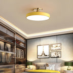 Round LED Semi-Flush Ceiling Light – 4 Brightness Options, 16–48W
