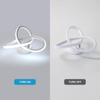 Modern Metal White LED Ceiling Light - 3 Wattage Options (12/18/22W)