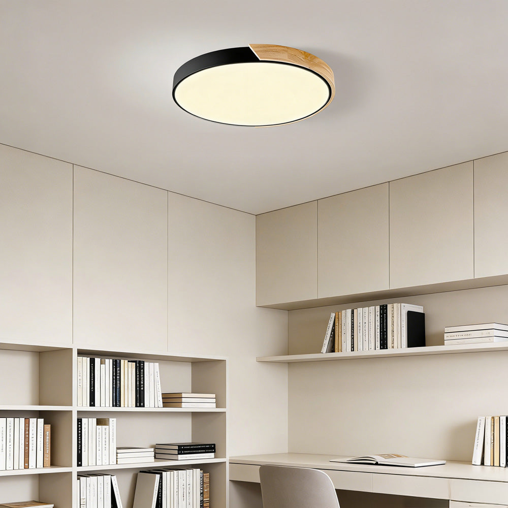 Colourful Round LED Ceiling Light – Acrylic Diffuser