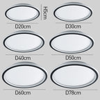 Ultra-Thin Round LED Ceiling Light – 5 Sizes, 30–78cm