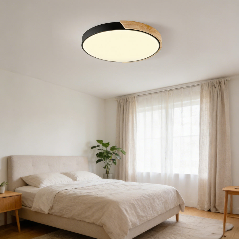 Colourful Round LED Ceiling Light – Acrylic Diffuser