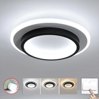 Round Slim LED Flush Ceiling Light – 21cm or 24cm, 10W/20W