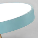 Round LED Semi-Flush Ceiling Light – 4 Brightness Options, 16–48W