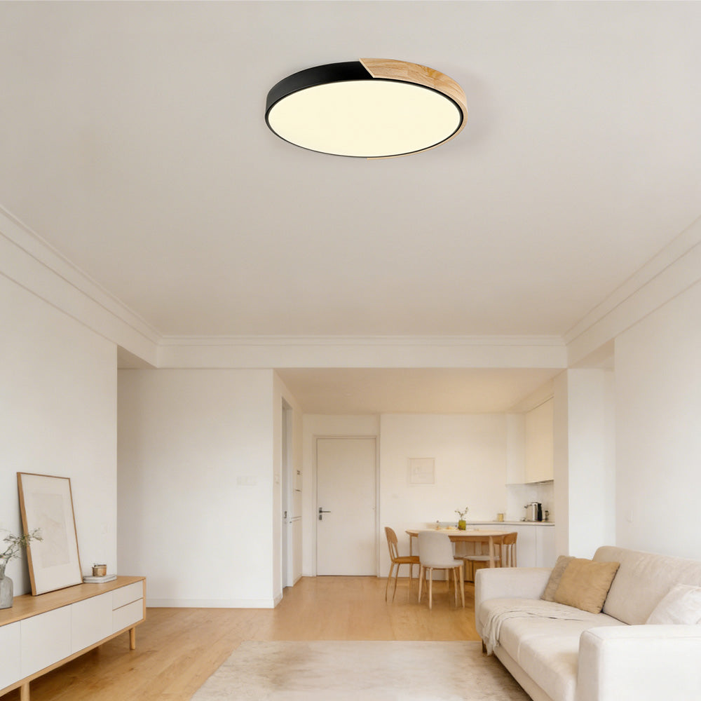 Colourful Round LED Ceiling Light – Acrylic Diffuser