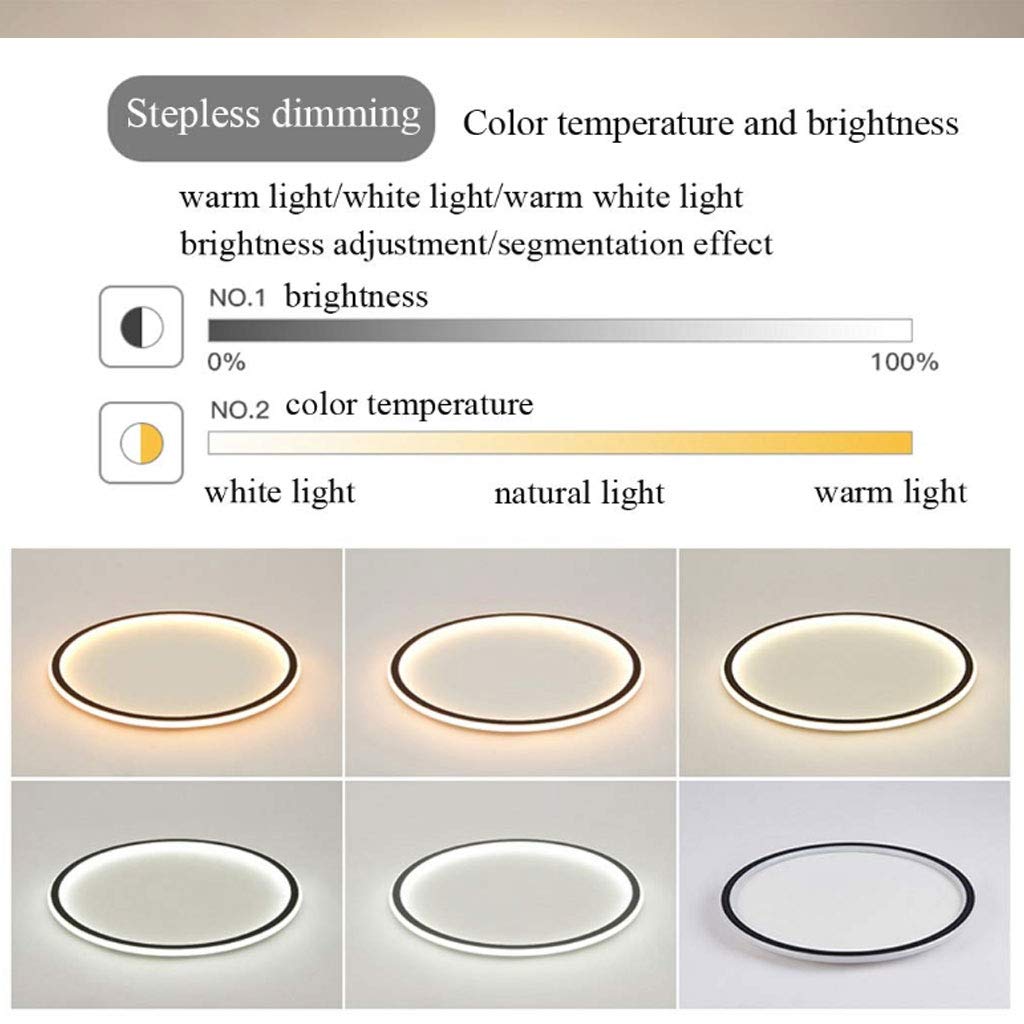 Ultra-Thin Round LED Ceiling Light – 5 Sizes, 30–78cm