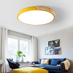 Colourful Round LED Ceiling Light – Acrylic Diffuser
