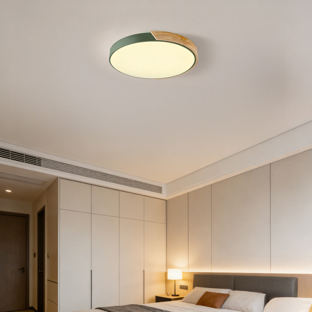 Colourful Round LED Ceiling Light – Acrylic Diffuser