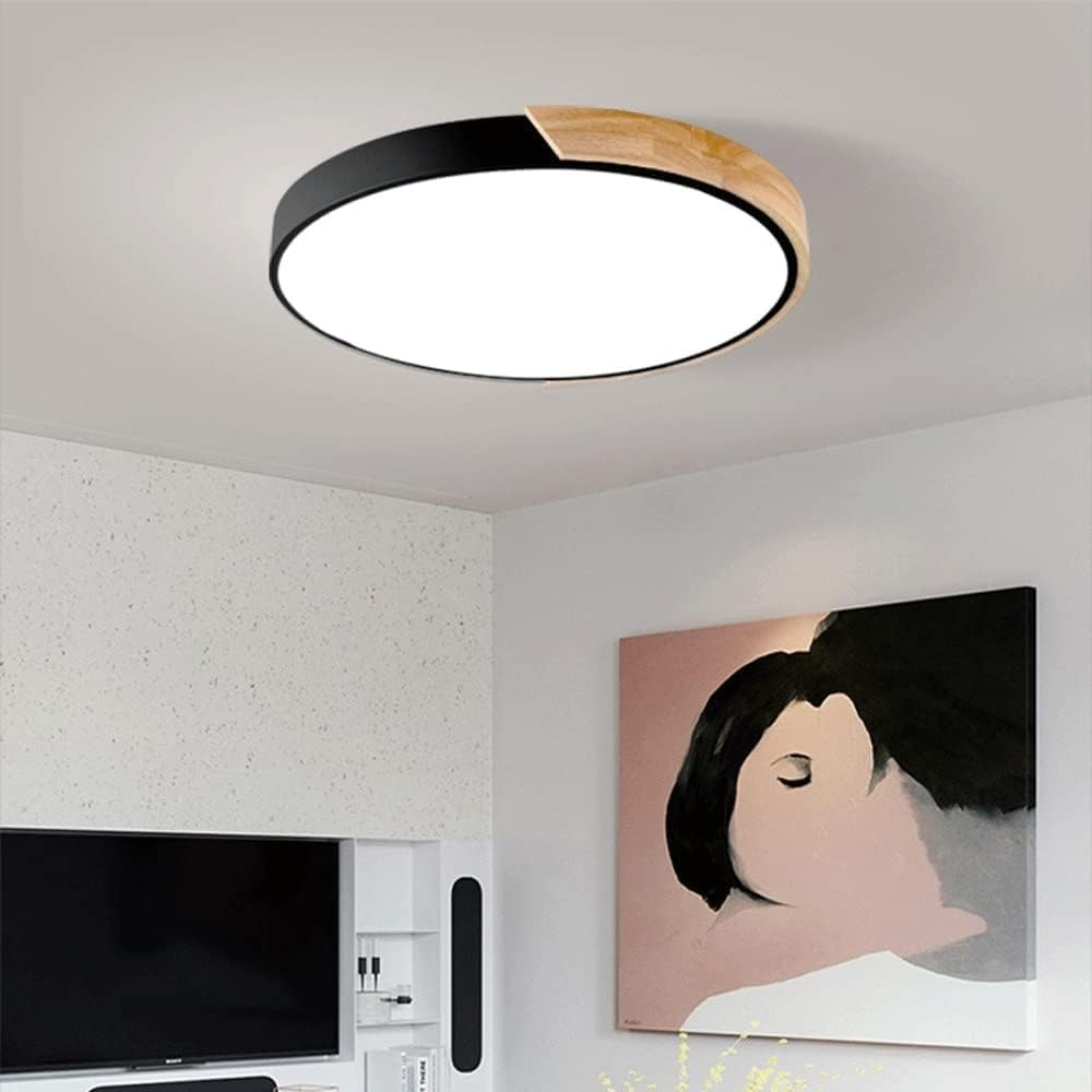 Colourful Round LED Ceiling Light – Acrylic Diffuser