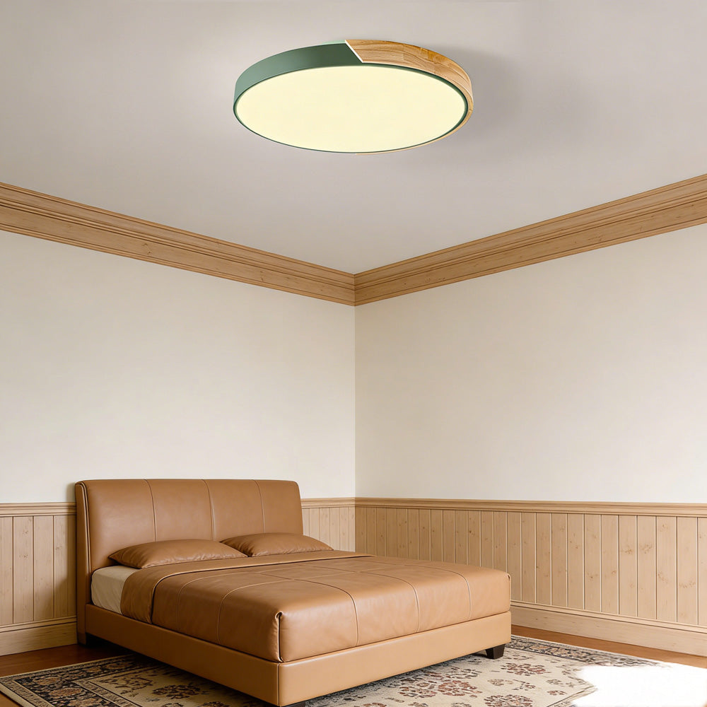 Colourful Round LED Ceiling Light – Acrylic Diffuser
