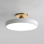 Round LED Semi-Flush Ceiling Light – 4 Brightness Options, 16–48W