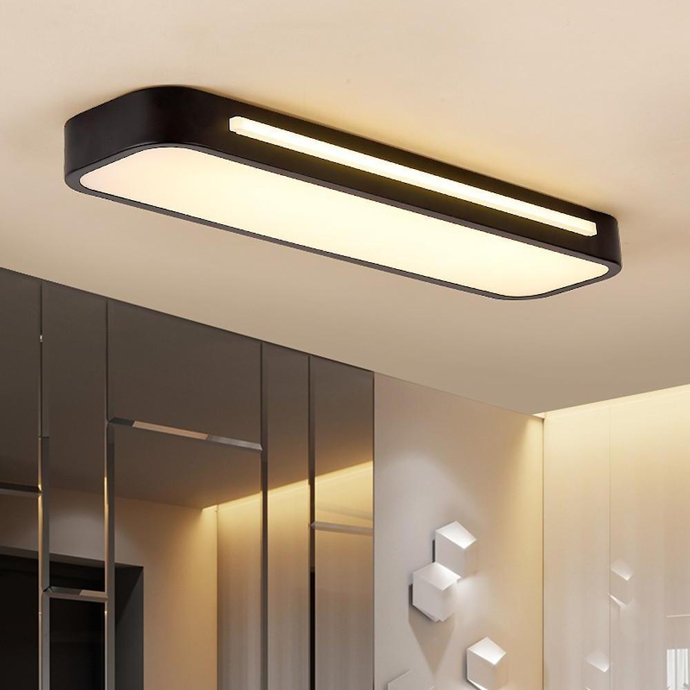 Modern Minimalist Long LED Ceiling Lighting – 3 Sizes (48/58/78cm)