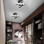 Modern Metal White LED Ceiling Light - 3 Wattage Options (12/18/22W)