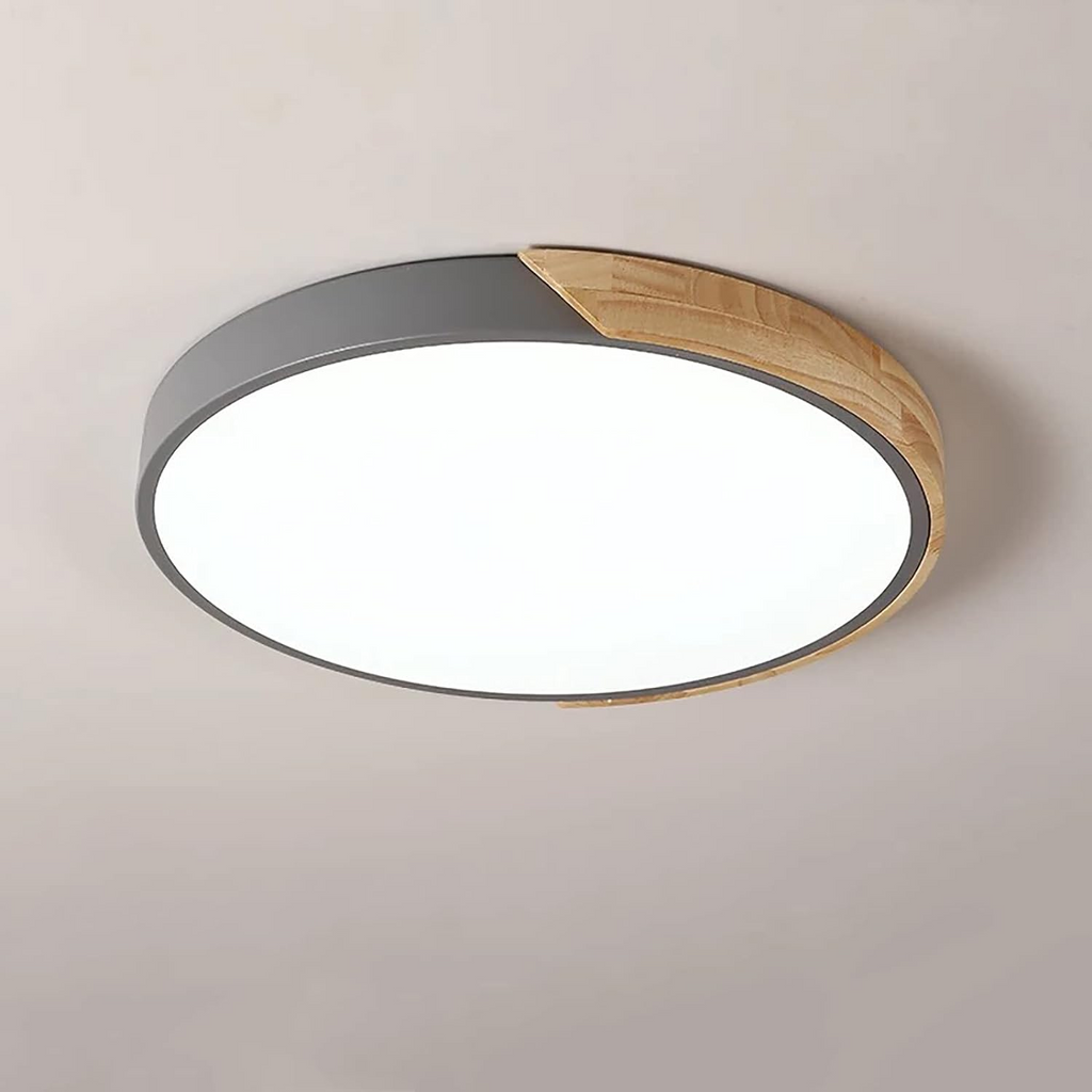 Colourful Round LED Ceiling Light – Acrylic Diffuser