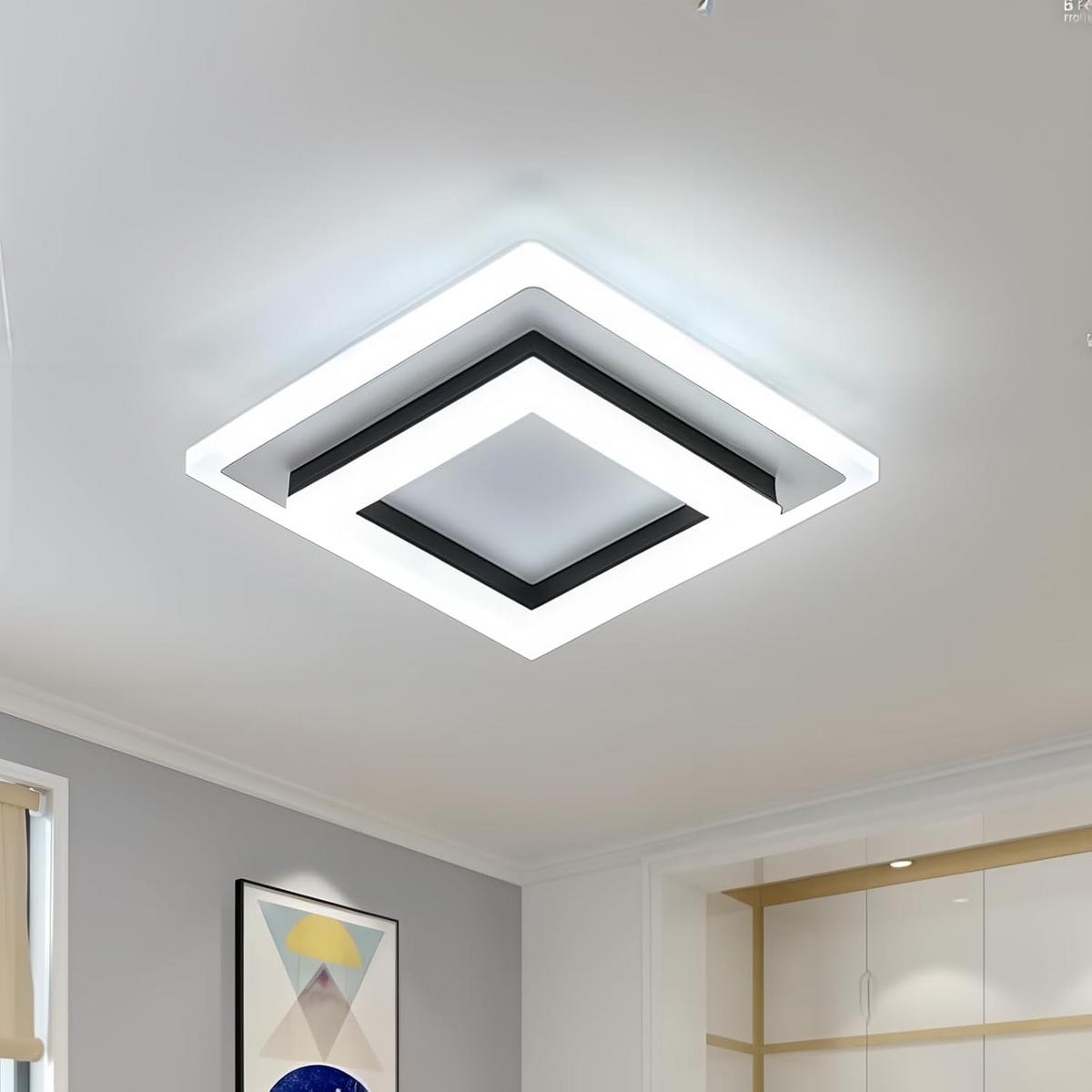 Square LED Ceiling Light – 24W, 1920 Lumens