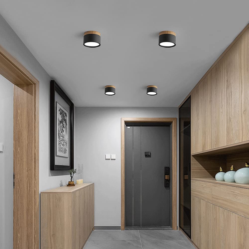 Small Cylinder Flush Ceiling Light – Aluminium, 2 Sizes (5W/7W)
