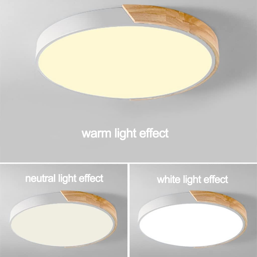 Colourful Round LED Ceiling Light – Acrylic Diffuser