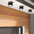 Small Cylinder Flush Ceiling Light – Aluminium, 2 Sizes (5W/7W)