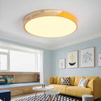 Colourful Round LED Ceiling Light – Acrylic Diffuser