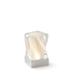 Curved Glass Table Lamp – Cordless LED Mood Light, Touch Dimmable, IP65 Waterproof