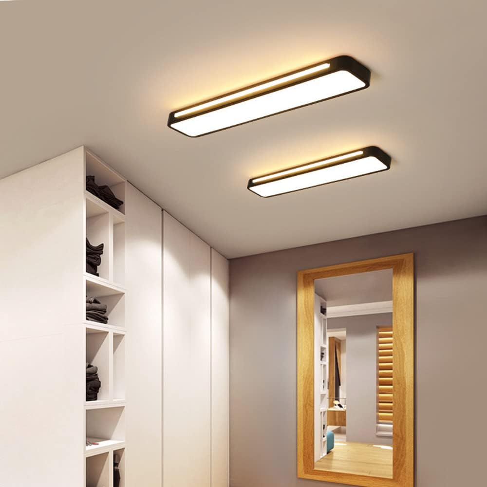 Modern Minimalist Long LED Ceiling Lighting – 3 Sizes (48/58/78cm)