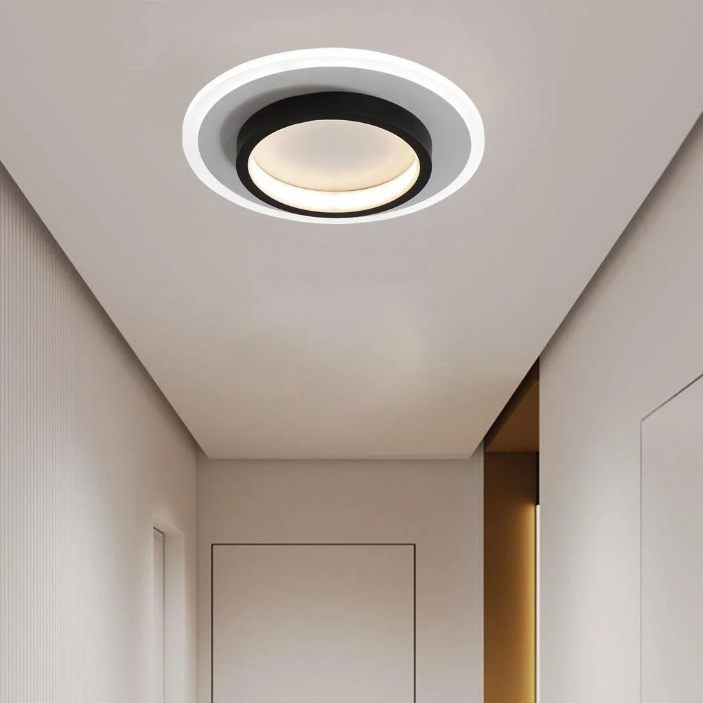 Round Slim LED Flush Ceiling Light – 21cm or 24cm, 10W/20W