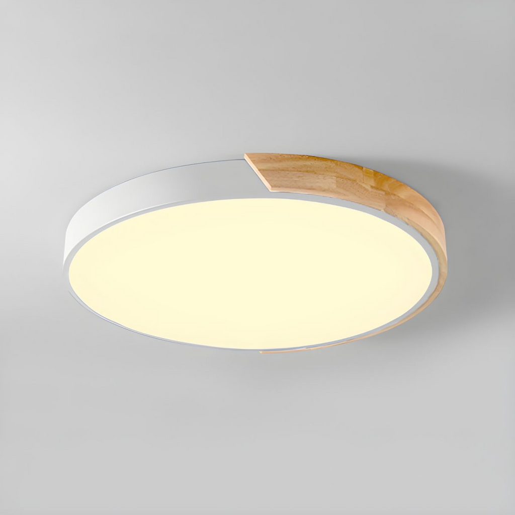 Colourful Round LED Ceiling Light – Acrylic Diffuser
