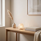 Rechargeable Glass Table Lamp – Cordless LED Mood Light, Touch Dimmable, IP65 Waterproof