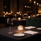Rechargeable Glass Table Lamp – Cordless LED Mood Light, Touch Dimmable, IP65 Waterproof