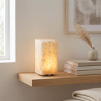 Stone-Effect Rechargeable Table Lamp – Cordless LED Mood Light with Remote Control, IP65 Waterproof