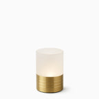 Table Lamp – Cordless LED Mood Light, Brass, IP65 Waterproof