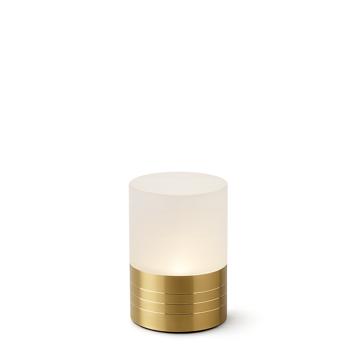 Table Lamp – Cordless LED Mood Light, Brass, IP65 Waterproof