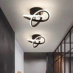 Modern Metal White LED Ceiling Light - 3 Wattage Options (12/18/22W)