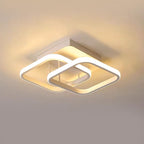 Modern Metal White LED Ceiling Light - 3 Wattage Options (12/18/22W)