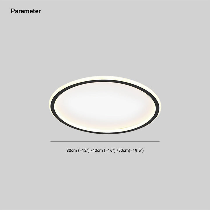 Ultra-Thin Round LED Ceiling Light – 5 Sizes, 30–78cm