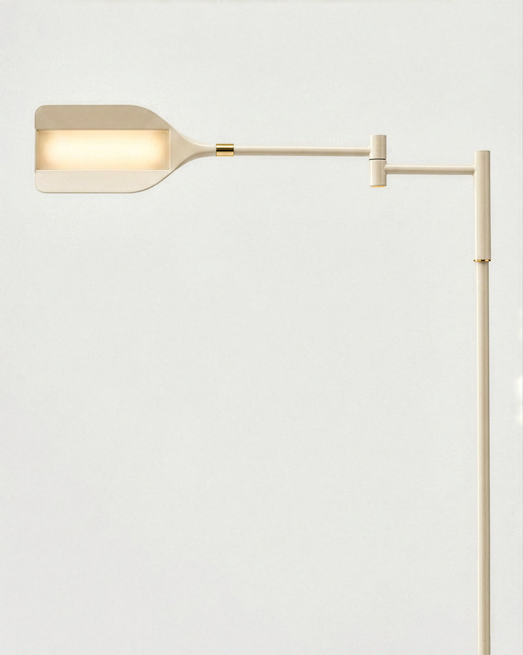 Leaf-Design Metal Floor Lamp – 3-Touch Dimmer LED, 135cm